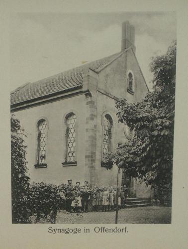 Synagogue d'Offendorf (construite en 1885 et détruite en 1940)
