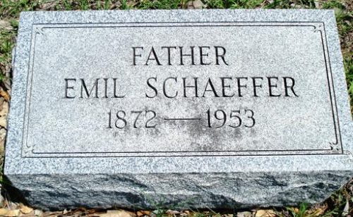 Schaeffer Emil (1872-1953) Tombe