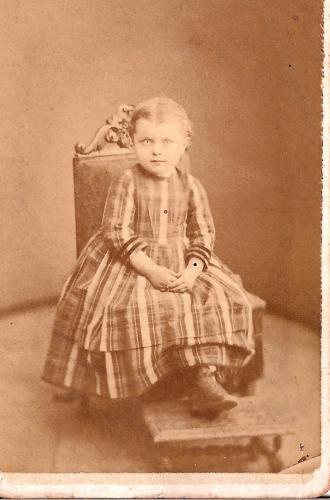 Pfaadt Sophie enfant vers 1859