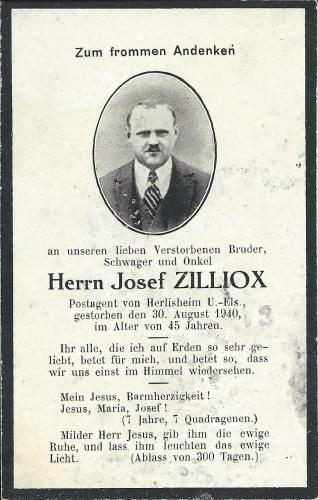 Zilliox Josef Souvenir